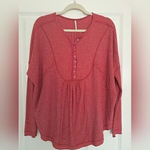 Free people‎ red tunic size xs tp